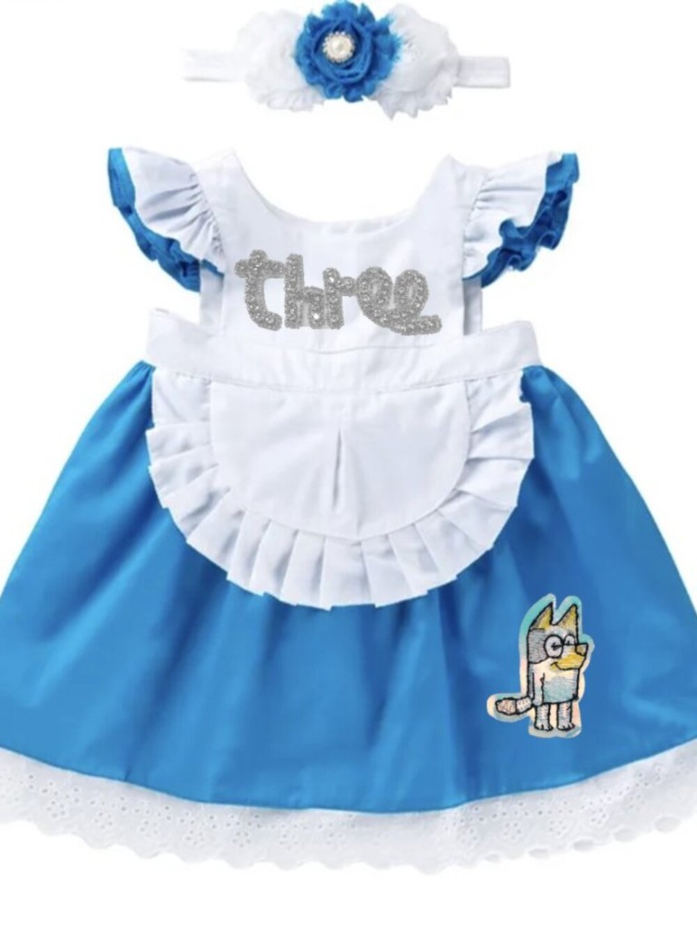 Bluey Dress Bluey Third Birthday Dress Bingo Outfit  Bluey Clothes Costume